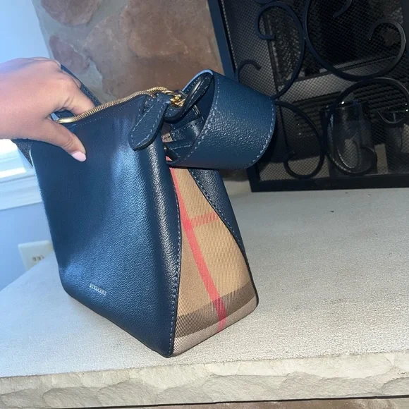 Burberry | Bags | Burberry Navy Blue Crossbody Bag | Poshmark